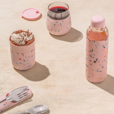 Terrazzo Travel Cup Blush