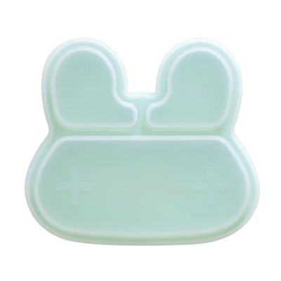 Bunny Stickie Plate in Mint