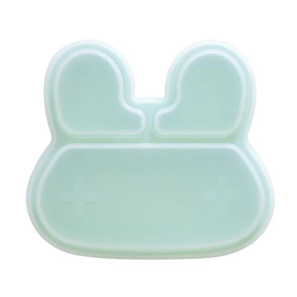 Bunny Stickie Plate in Mint