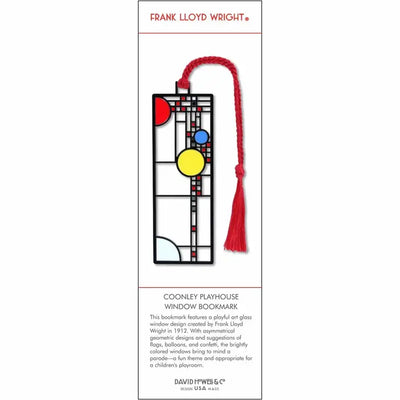 Bookmark: Frank Lloyd Wright's Coonley Playhouse Window