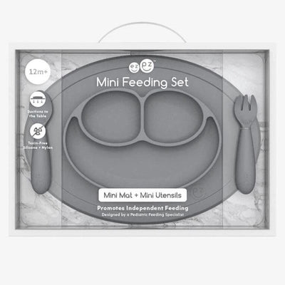 Mini Feeding Set in Grey