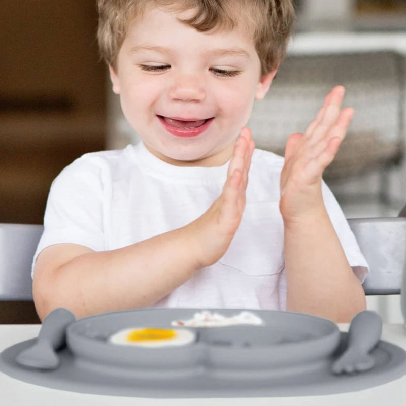 Mini Feeding Set in Grey