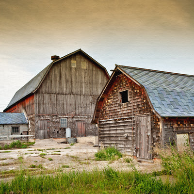 Sister Bay Barn Canvas Print