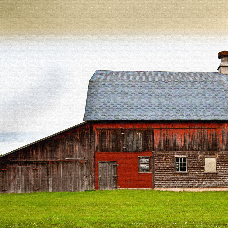 Sister Bay Barn Canvas Print