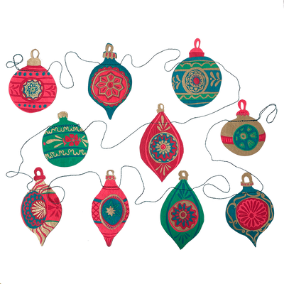 Bauble Paper Garland