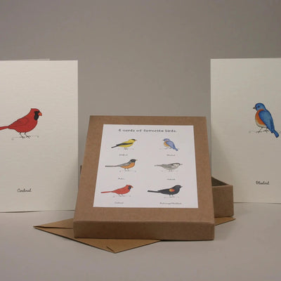Stationary Card Pack: Birds