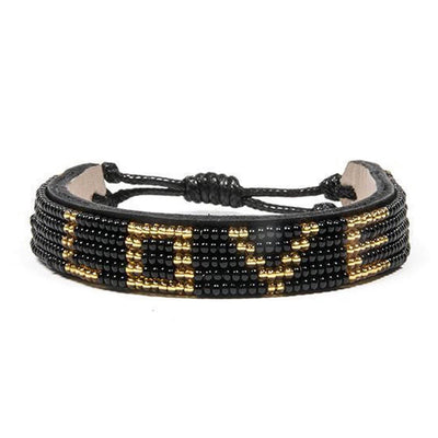 LOVE Bracelet: Black/Gold