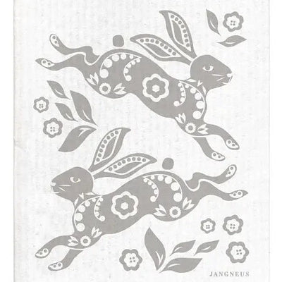Swedish Dishcloth, Grey Hare