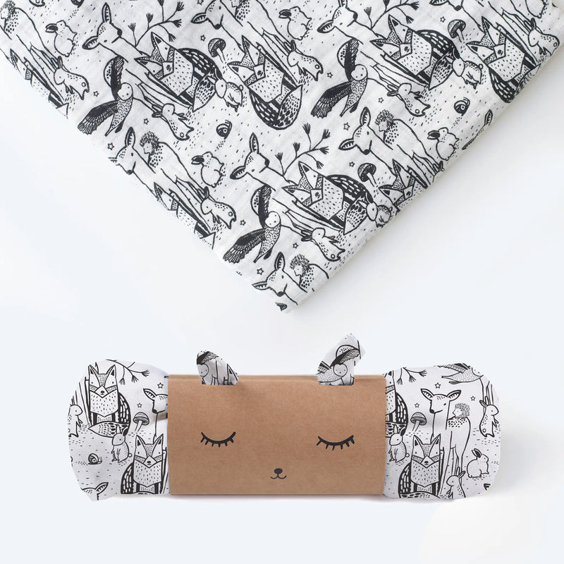 Organic Muslin Swaddle - Forest