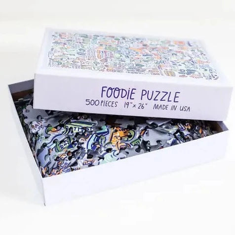 500 Piece Puzzle: Foodie Puzzle