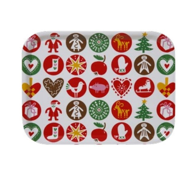 Christmas Ornaments Small Rectangular Tray