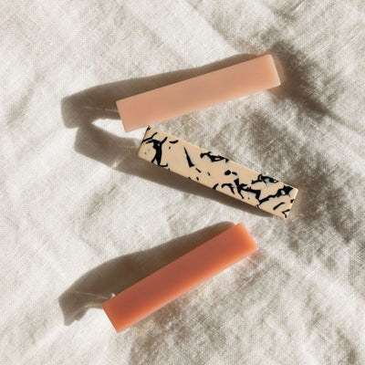 Nat + Noor, Flora Barrette Set in Rose
