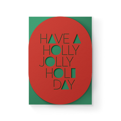 Jolly Holiday Greeting Card