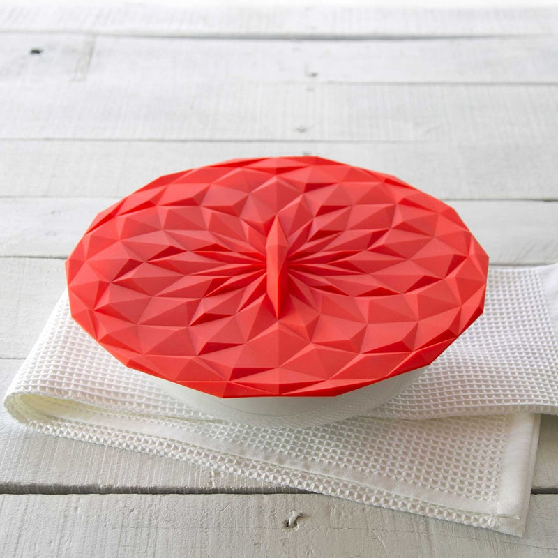 GIR, 8" Round Suction Lid in Red