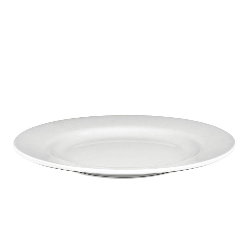 Alessi PlateBowlCup Dinner Plate, Porcelain Plate, Dinnerware, White, Designer Jasper Morrison