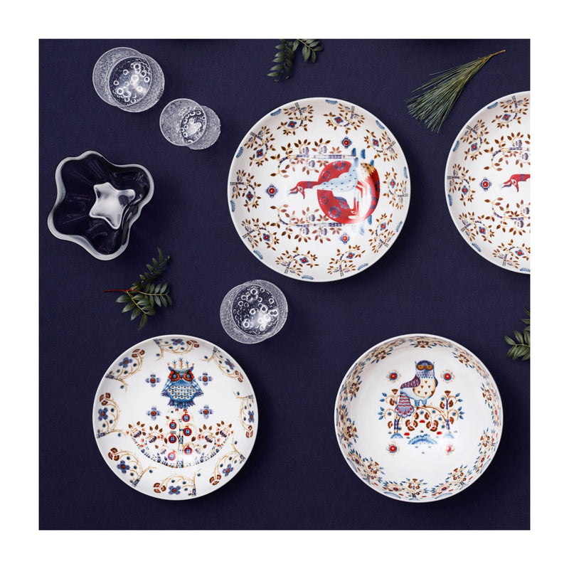 Iittala Taika: 8" Deep Plate in White