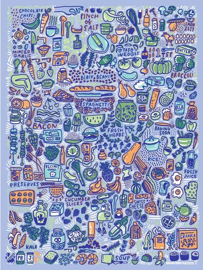 500 Piece Puzzle: Foodie Puzzle