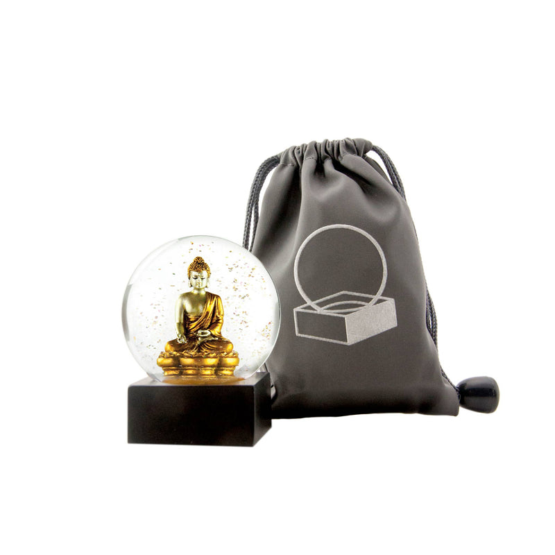 Mini Gold Buddha Snow Globe