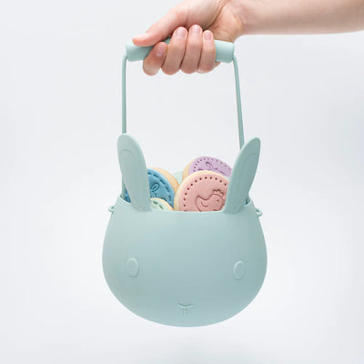Easter Bunny Basket in Pistachio