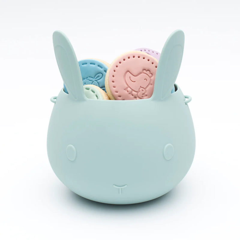 Easter Bunny Basket in Pistachio