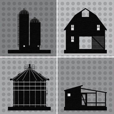 Farm Buildings Canvas Print