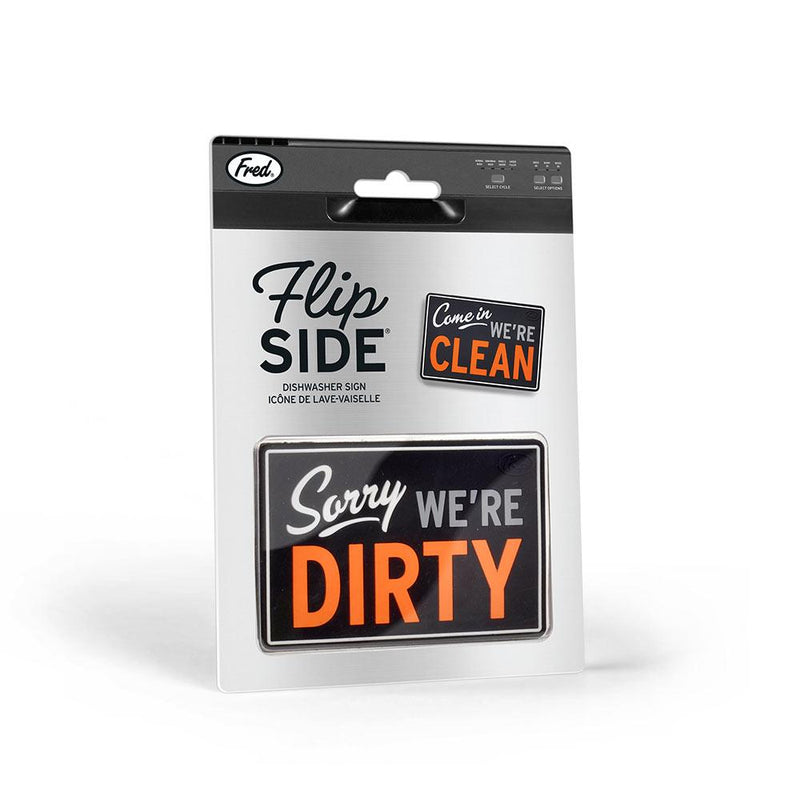 Flipside - Come In, Reversible Dishwasher Sign