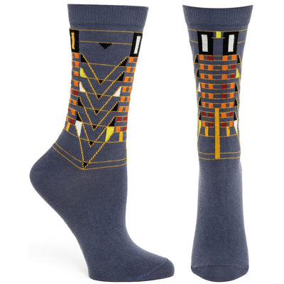 Frank Lloyd Wright, Tree of Life Socks, grey