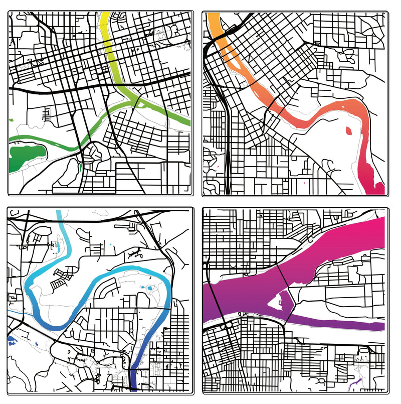 Coasters, Four Cities of Iowa!