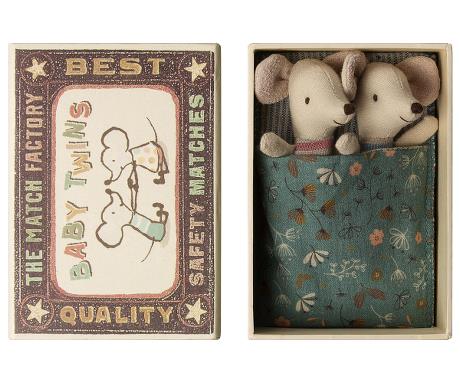 Maileg, Baby Twins in a Box