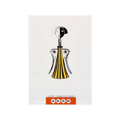 AKAR PRINTED GIFT CARDS