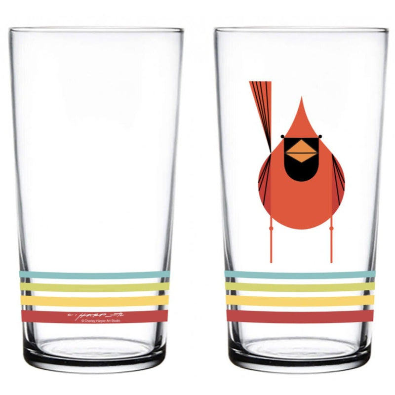 Charley Harper, Cardinal Close-Up Glasses