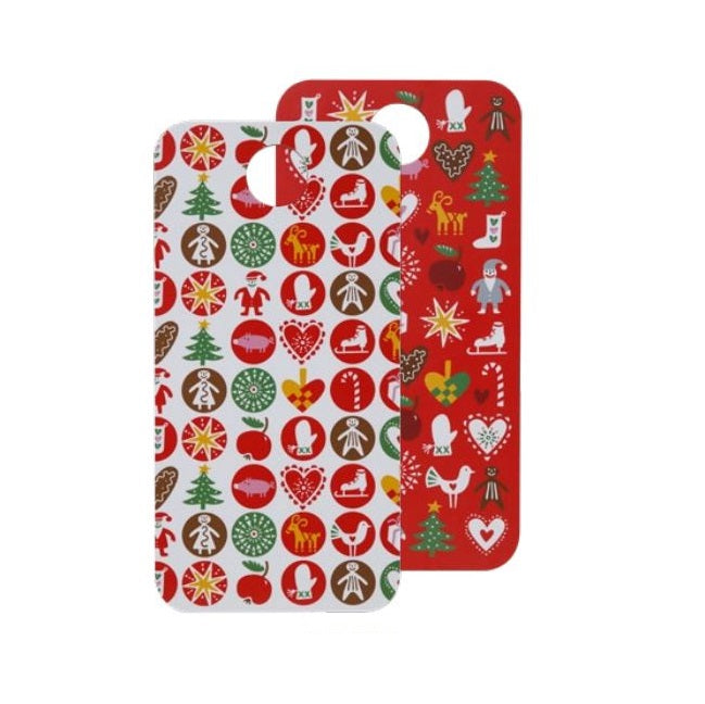Holiday Ornaments Reversible Cutting Board