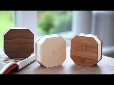 Gingko, Smart Accordion Lamp, Walnut