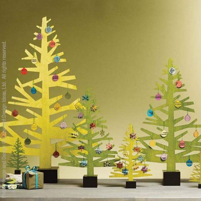 Alpine Tree Ornaments Set of 24 - Snowflakes