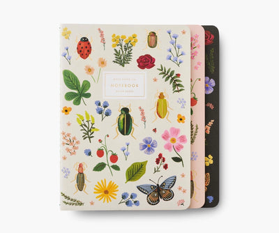 Assorted Set of 3 Notebooks in Curio