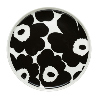 Marimekko, Unikko Plate in Black