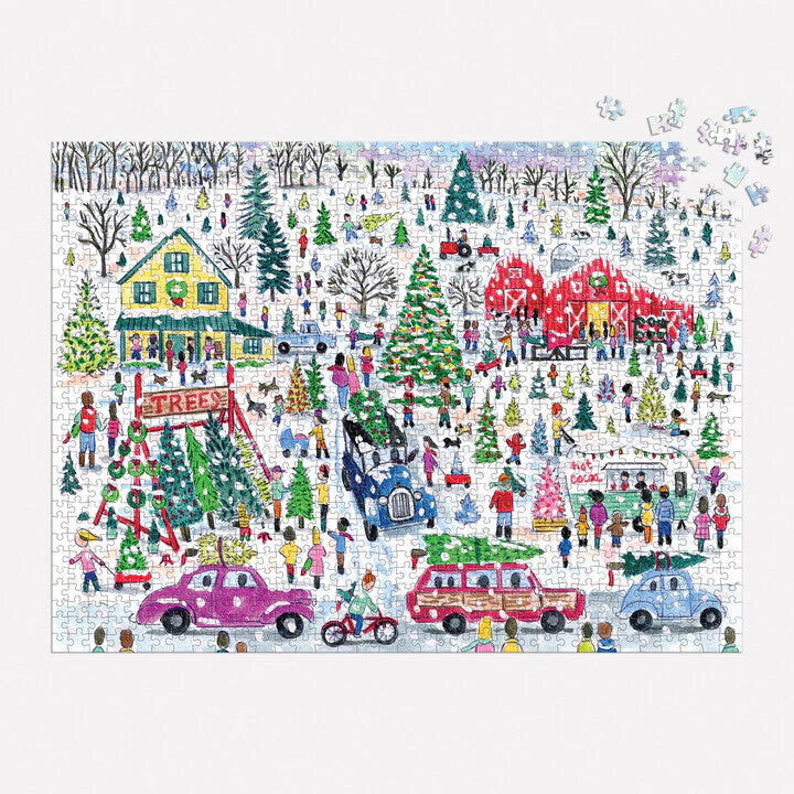1,000 Piece Puzzle: Michael Storrings Christmas Scene