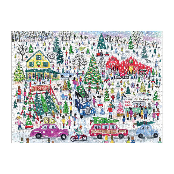 1,000 Piece Puzzle: Michael Storrings Christmas Scene