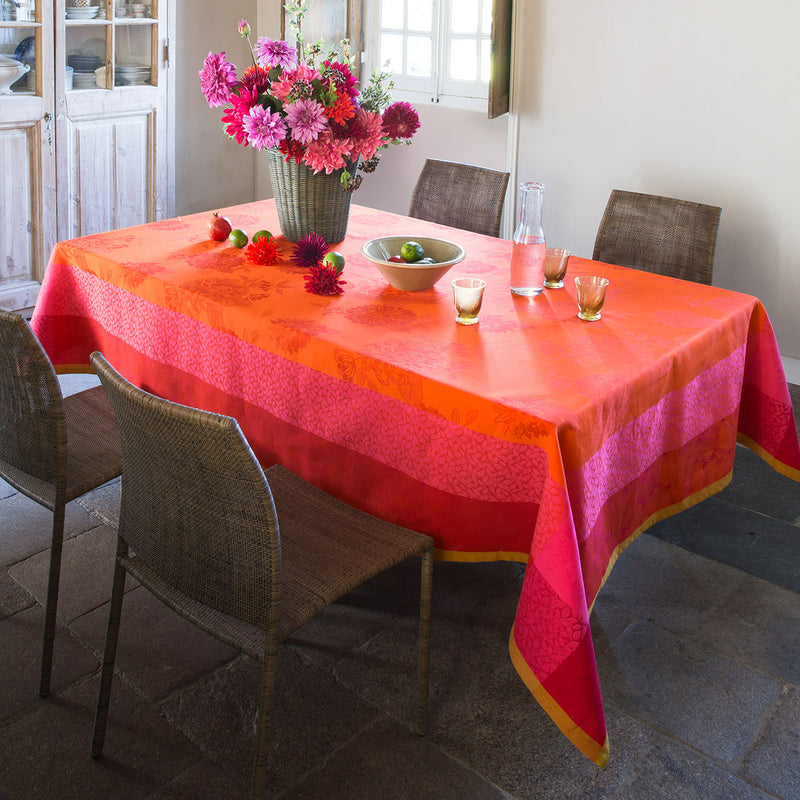 Le Jacquard Francais, Parfums de Bagatelle in Nasturtium, Table Runner