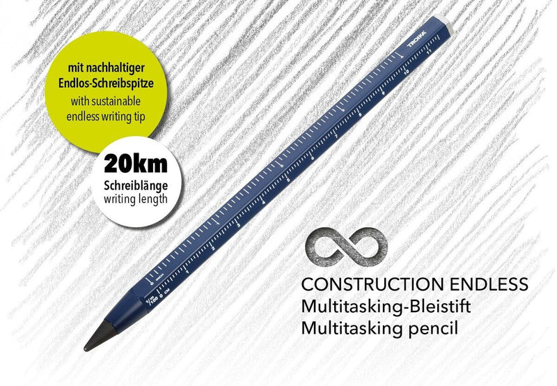 Troika Multi-Tasking Construction Endless Pencil