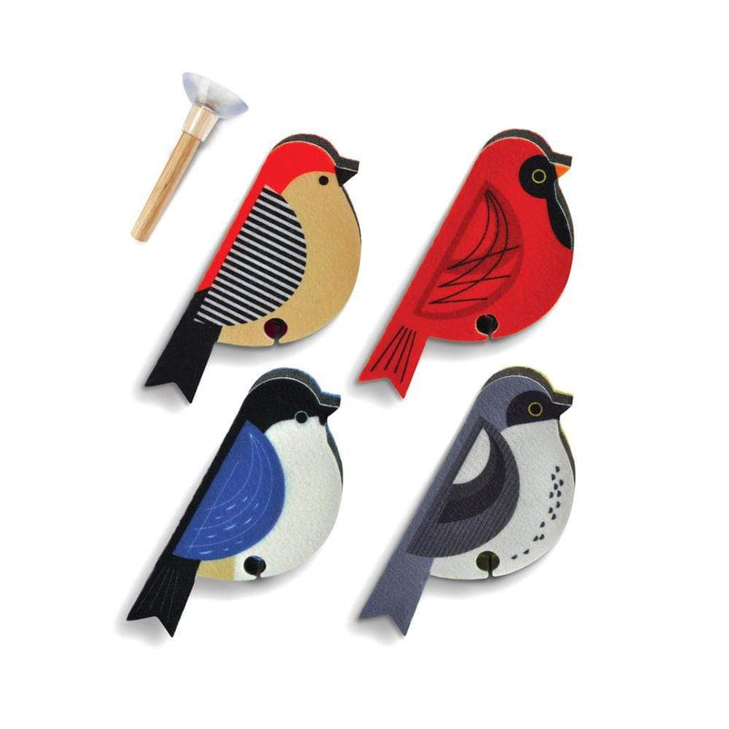 Perched Bird Sponges, Set of 4