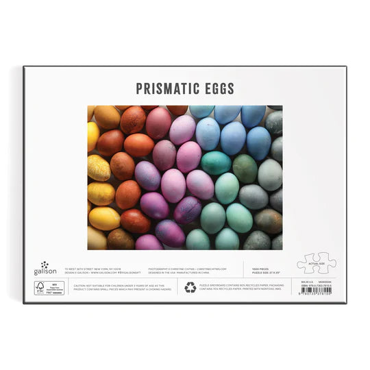 Prismatic Eggs, 1000 Piece Puzzle