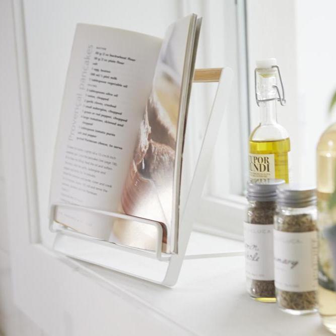 White Tosca Cookbook Stand