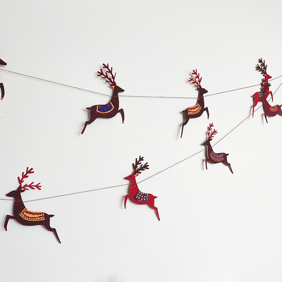 Reindeer Garland