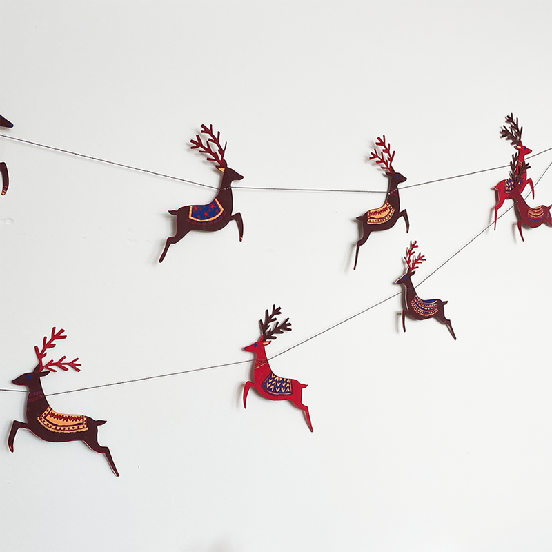 Reindeer Garland