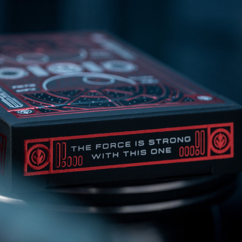 Star Wars, The Dark Side Playing Card Deck in Red