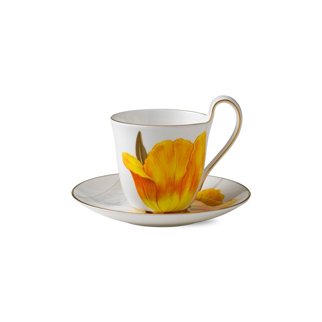 Royal Copenhagen Flora: Tulip Cup + Saucer