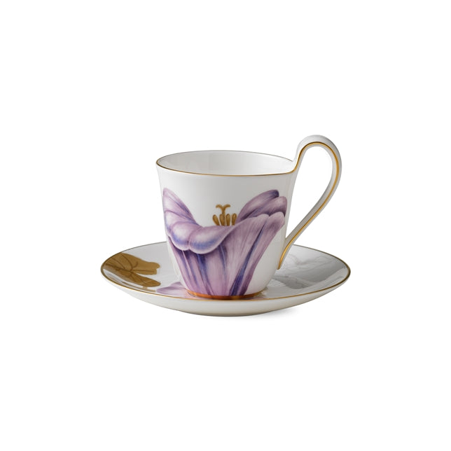 Royal Copenhagen Flora: Morning Glory Cup + Saucer