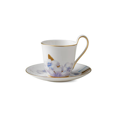 Royal Copenhagen Flora: Rhododendron Cup + Saucer