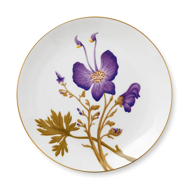 Royal Copenhagen Flora: Pansy Dinner Plate